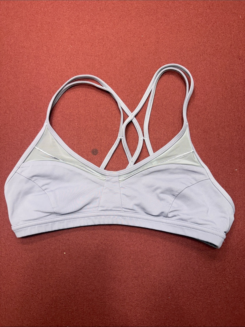 lululemon athletica Light Lavender Strappy Sports Bra